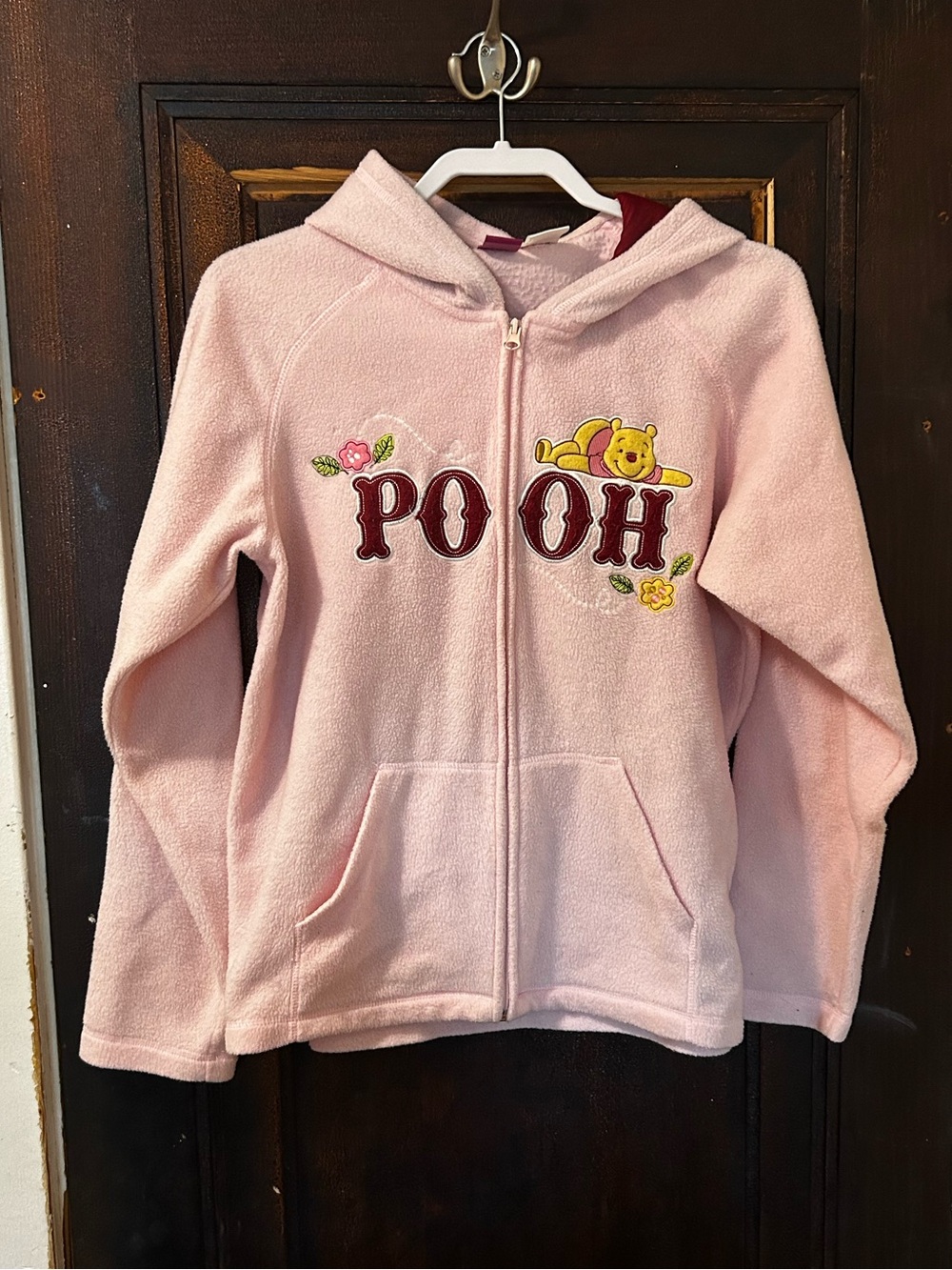 Disney Pink Pooh Zip-Up Hoodie